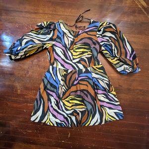 Who What Wear multi color print dress (Target) Size XL